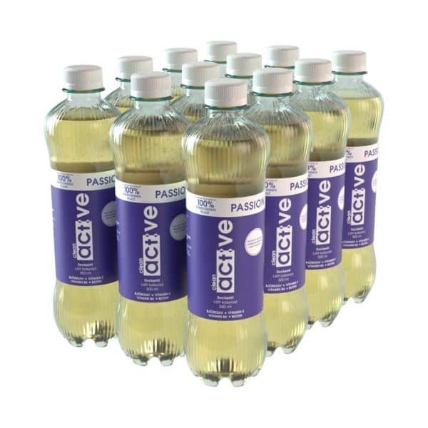 12 X Clean Drink Act:ve 500 Ml Passion