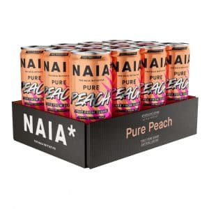 12 X Naia* Energy Bcaa 330 Ml Pure Peach