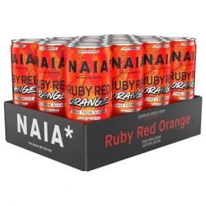 12 X Naia* Energy Drink 330 Ml Ruby Red Orange??
