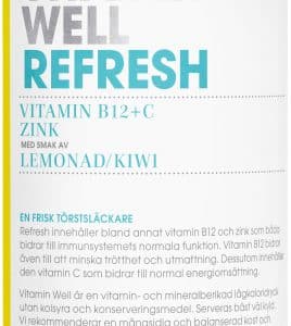 12 X Vitamin Well 500 Ml Refresh Lemonade Kiwi