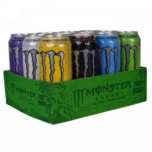 12 x Monster Energy Mixflak, 500 ml