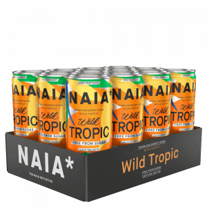 12 x NAIA* Energy Drink, 330 ml, Wild Tropic BCAA