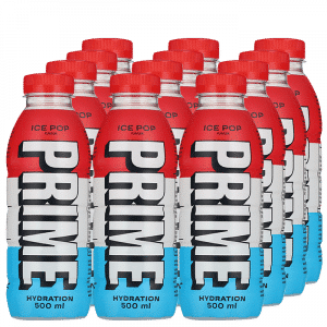 12 x Prime Hydration, 500 ml, Ice Pop