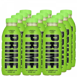 12 x Prime Hydration, 500 ml, Lemon Lime