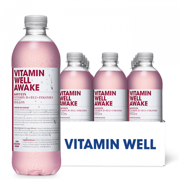 12 x Vitamin Well, 500ml, Awake