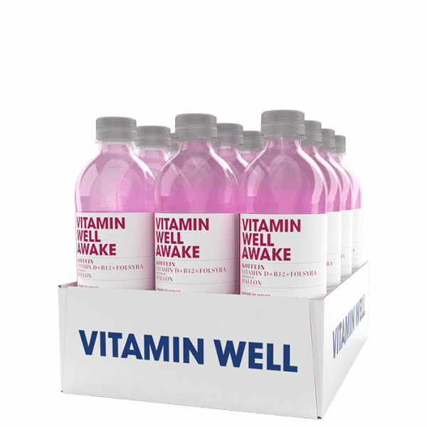 12 x Vitamin Well, 500ml, Awake