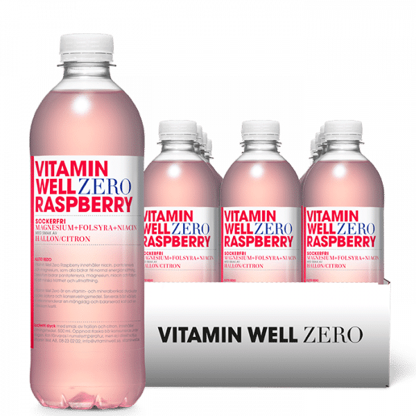 12 x Vitamin Well Zero Vitamindryck 500 ml