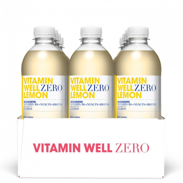 12 x Vitamin Well Zero Vitamindryck 500 ml