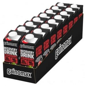 16 X Gainomax Recovery 250 Ml Strawberry