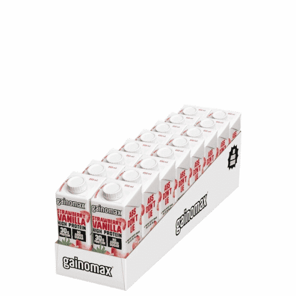 16 x High Protein Drink, 250 ml. Vanilla Strawberry