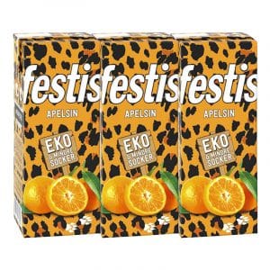 Festis Apelsin Ekologisk - 3-pack