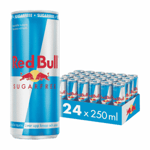 24 x Red Bull Energidryck Sockerfri, 250 ml