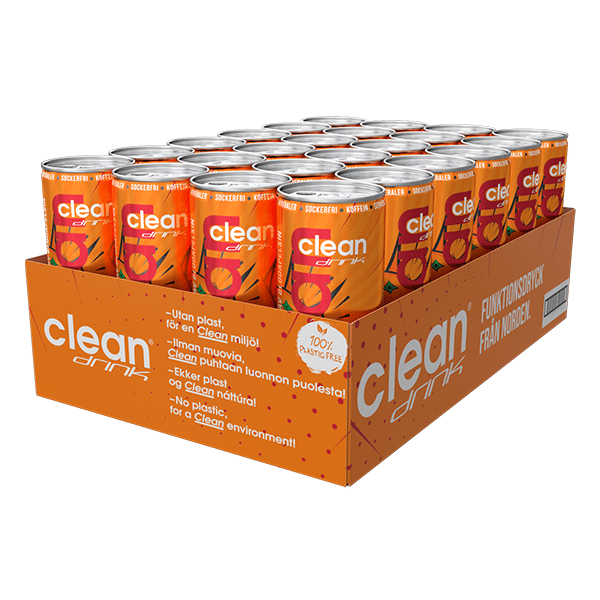 Clean Drink BCAA 24-pack - Lingon