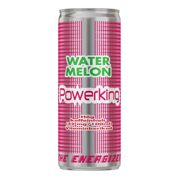 Powerking Watermelon Energidryck - 24-pack