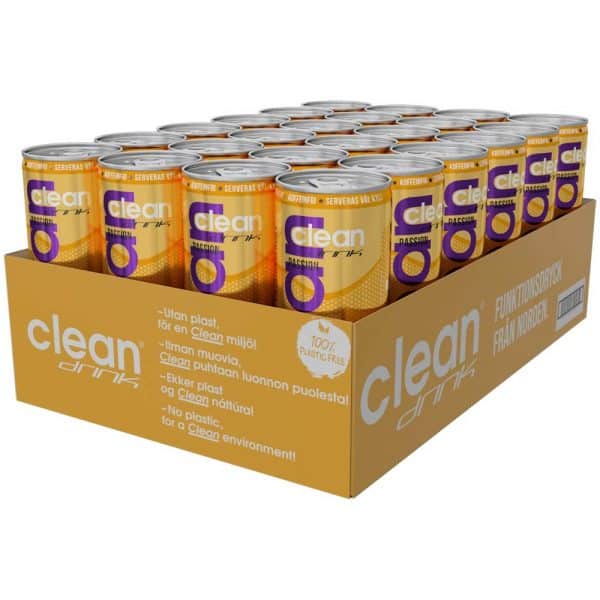 24 X Clean Drink 330 Ml Passion