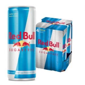 4 X Red Bull 250 Ml Sugarfree