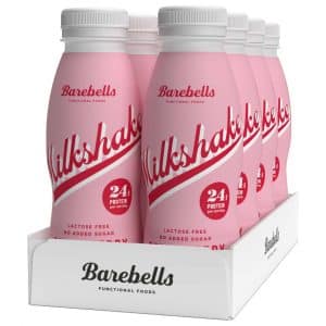 8 X Barebells Milkshake 330 Ml Strawberry