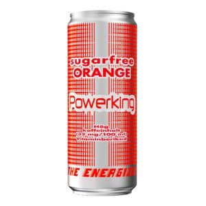 Powerking Sockerfri Orange Energidryck - 24-pack