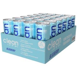 24 X Clean Drink 330 Ml Blueberry
