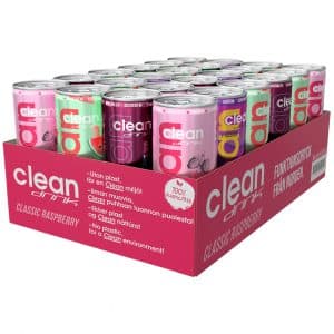 24 X Clean Drink / Clean Savd 330 Ml Mixflak