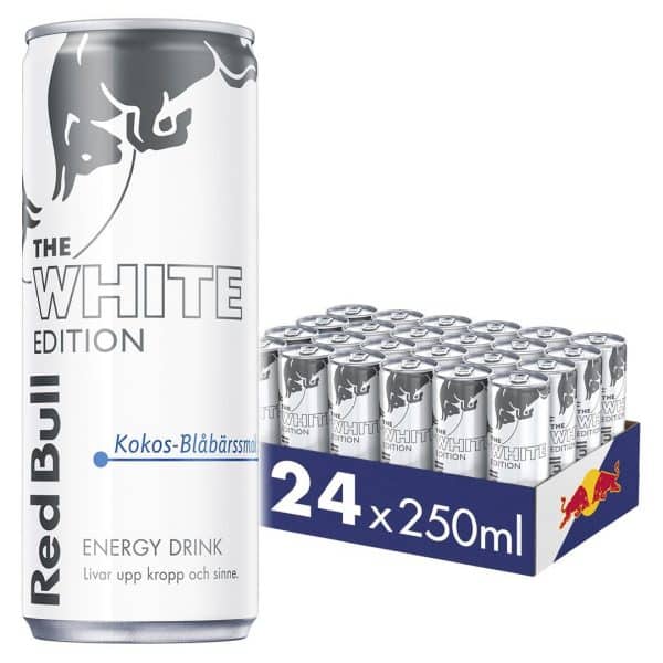 24 X Red Bull Energidryck Kokos-bl?*b?§r 250 Ml