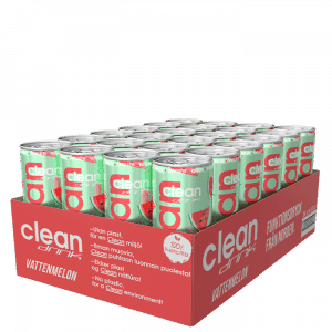 24 x Clean Drink, 330 ml, Vattenmelon