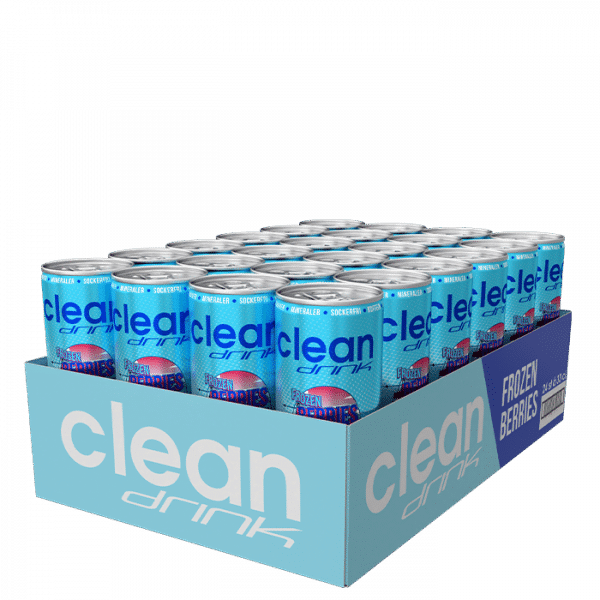 24 x Clean Drink, 330 ml, Vinter Frozen Berries