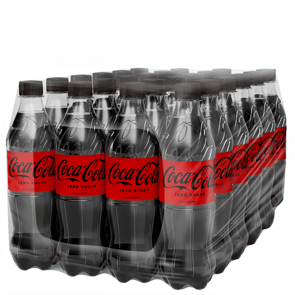 24 x Coca-Cola Zero Sugar, 50 cl, PET, kort datum