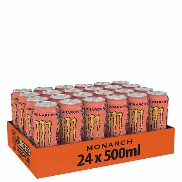 24 x Monster Energy, 50 cl, Juiced Monarch