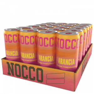 24 x NOCCO BCAA, 330 ml, Arancia
