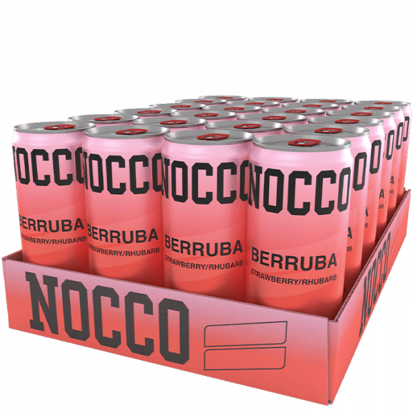 24 x NOCCO BCAA, 330 ml, Berruba Summer Edition
