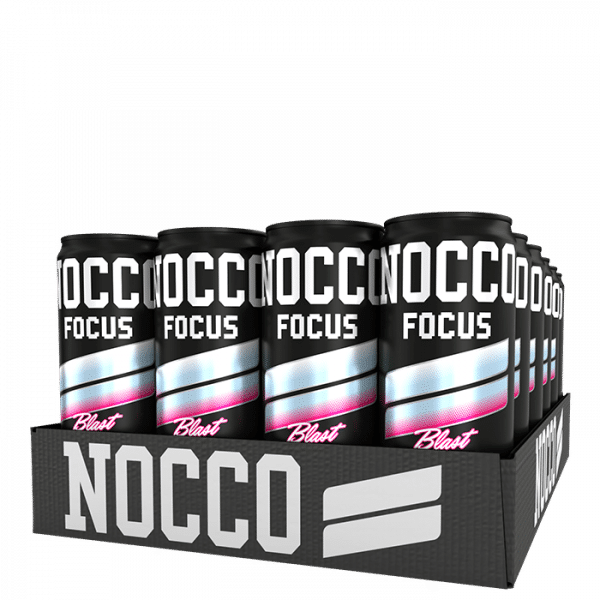 24 x NOCCO FOCUS, 330 ml, Raspberry Blast