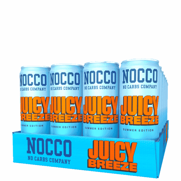 24 x NOCCO Juicy Breeze, 330 ml