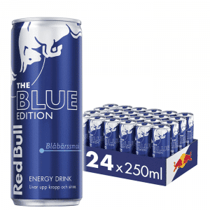 24 x Red Bull Energidryck, 250 ml, Blue Edition