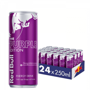 24 x Red Bull Energidryck, 250 ml, Purple Edition Skogsbär