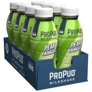 8 X Njie Propud Protein Milkshake 330 Ml Pear Vanilla