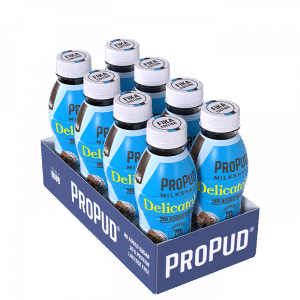 8 x ProPud Protein Milkshake, 330 ml, Delicatoboll