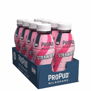8 x ProPud Protein Milkshake, 330 ml, Strawberry