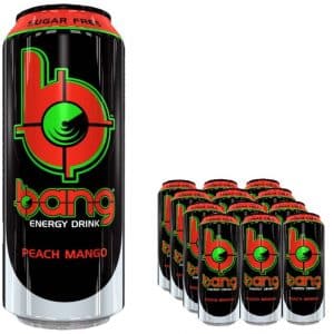 Bang Energy Energidryck Peach Mango 12-pack