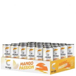 Celsius Mango Passion flak 355ml x 24st