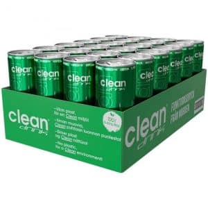 Clean Drink - Äpple & Päron 33cl x 24st (helt flak)