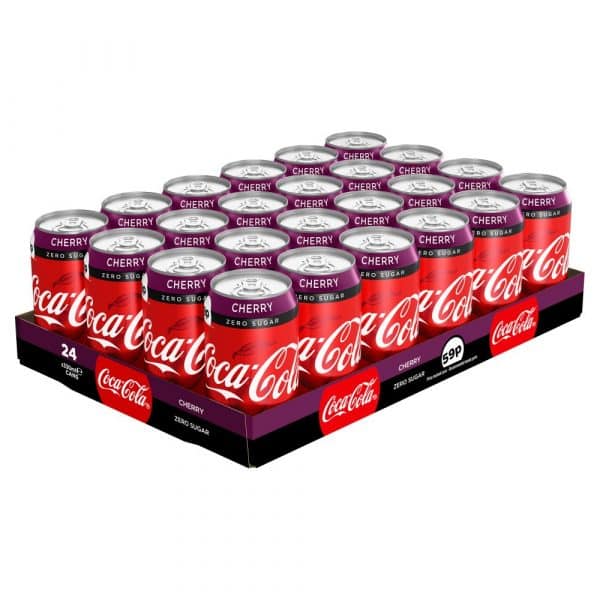 Coca-Cola Cherry Zero Sugar 330ml x 24st