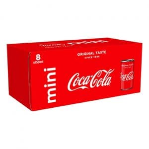 Coca-Cola Mini Burk 15cl 8-Pack