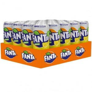 Fanta Lemon Zero 33cl x 20st (helt flak)