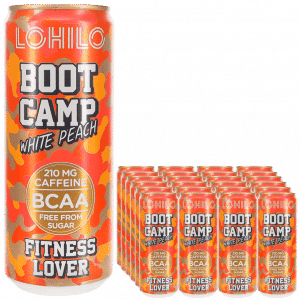 Lohilo Energidryck Boot Camp White Peach 24-pack