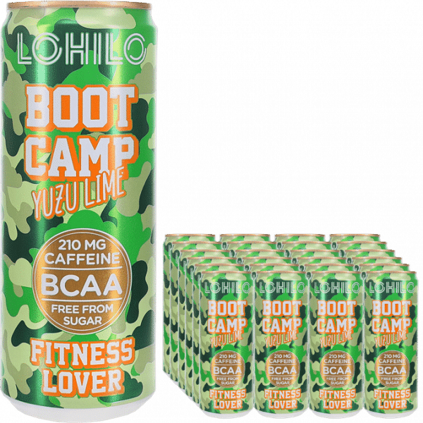 Lohilo Energidryck Boot Camp Yuzu Lime 24-pack