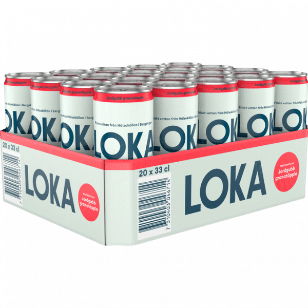 Loka Jordgubb Granatäpple 20-pack