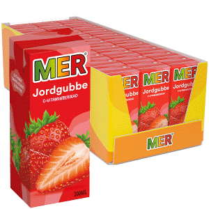 MER Jordgubb 20 cl Brik - 30 st