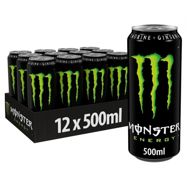 Monster Energy 50cl x 24st (helt flak)