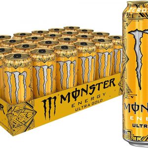 Monster Energy Ultra Gold 50cl x 24st (helt flak)